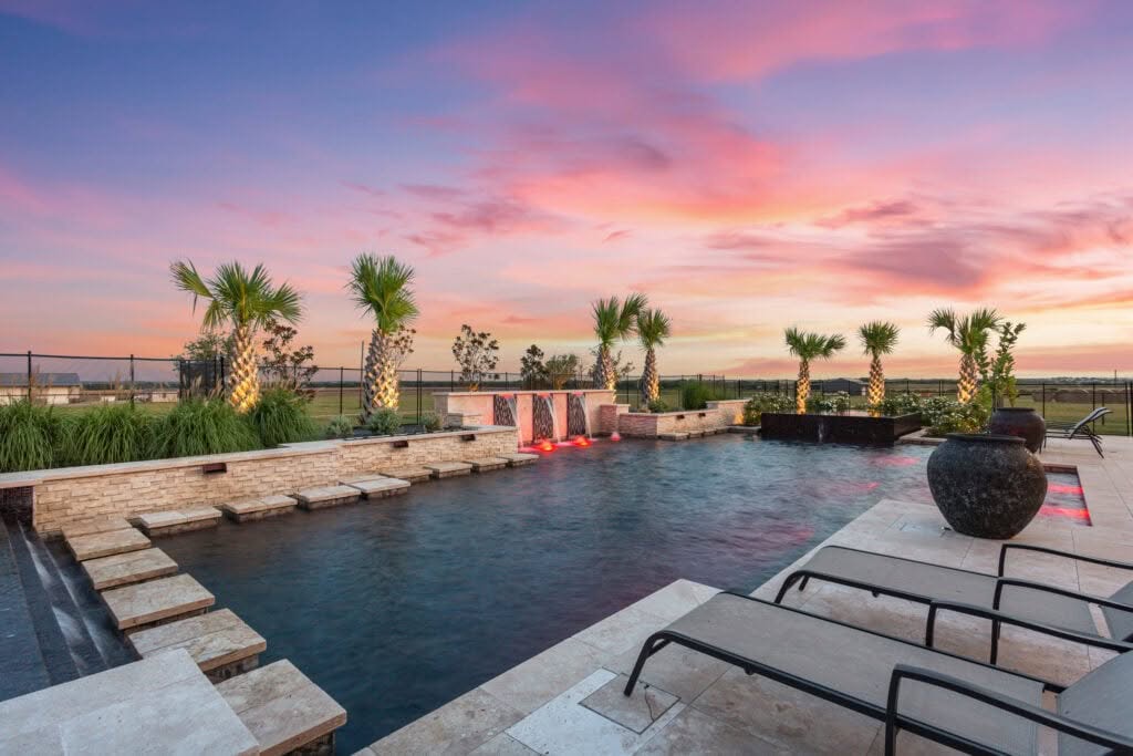 Custom Built Pool in Golinda TX