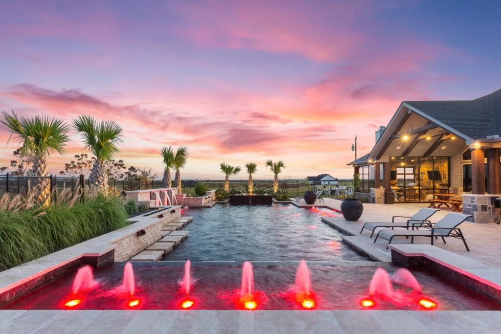 Custom Built Pool in Golinda TX