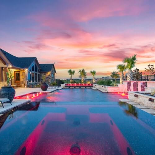 Custom Built Pool in Golinda TX