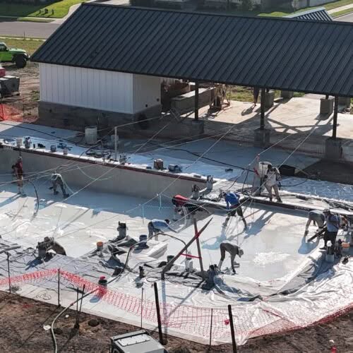 Aquanauts Waco Custom Commercial Pool Build in Waco, Texas - Callan Village