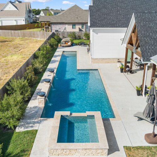 Aquanauts Custom Pool & Spa Waco Tx - Baumann Lap Pool