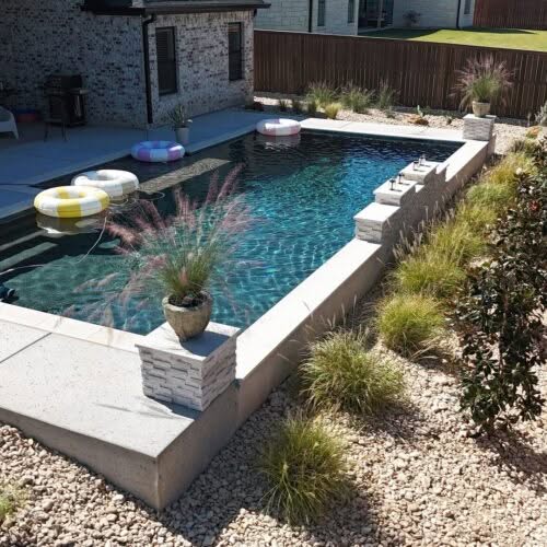 Aquanauts Custom Pool & Spa Woodway Tx. - Pool Family Entertainment Pool - Lebfreid