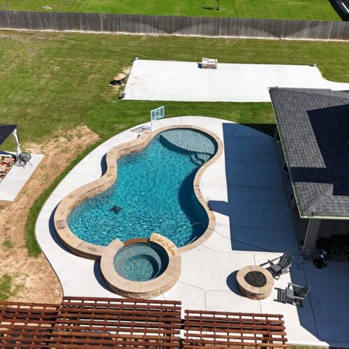 Aquanauts Custom Pool & Spa Waco Tx - Custom Outdoor Entertainment Space - Willis